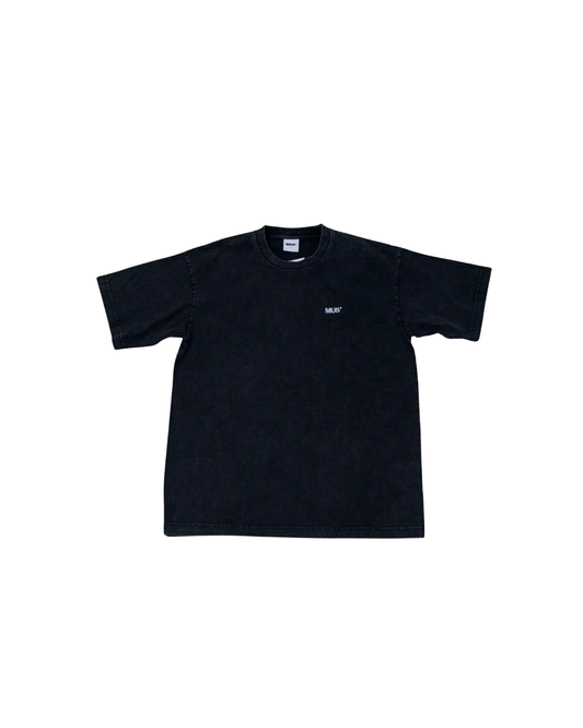 Basic Washed T-shirt - Black