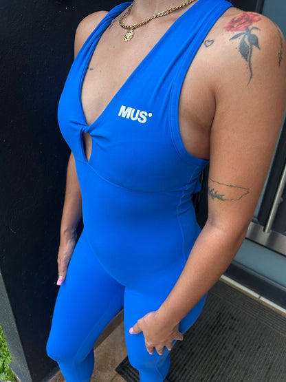 MUS - Jumpsuit - Blue & Black